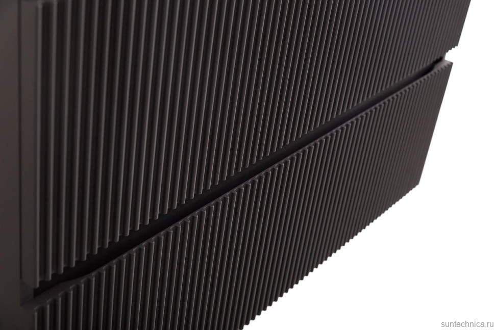 Мебель для ванной комнаты BelBagno Uno-mini 100 подвесная, 2 ящика, матовая темно-серая