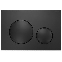 Кнопка смыва для унитаза AZARIO NEW AZ-017 пластик, цвет матовый черный