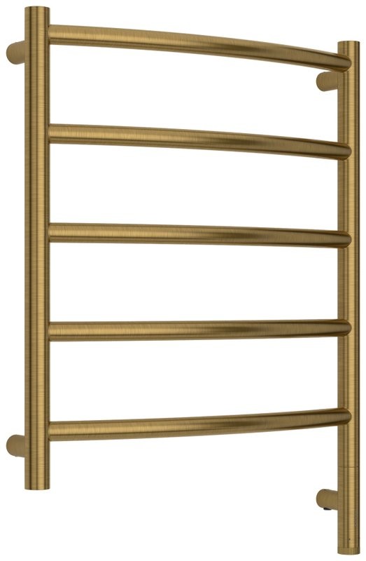 Полотенцесушитель электрический Сунержа Галант 3.1 051-6001-6050 70x55 см, подключение справа, состаренная латунь, лесенка