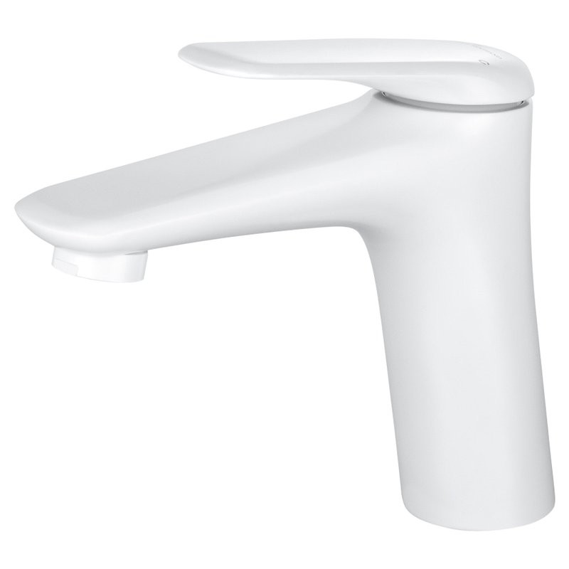 Смеситель для раковины Wonzon & Woghand WW-A41222-MW белый матовый