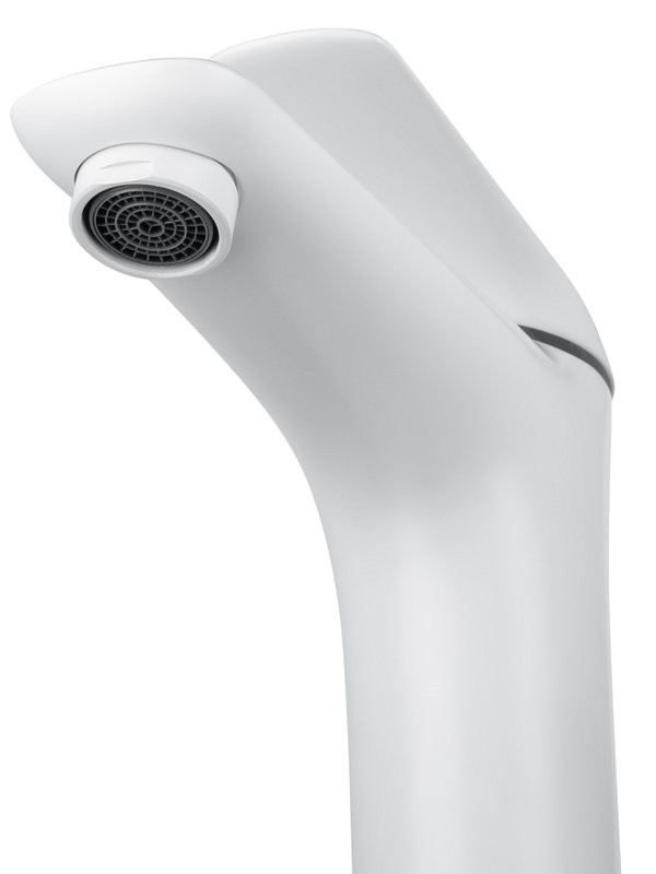 Смеситель для раковины Wonzon & Woghand WW-A41222-MW белый матовый