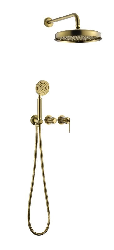 Душевой комплект Boheme Eterna 174-MG С ВНУТРЕННЕЙ ЧАСТЬЮ, matt gold