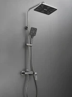 Душевая стойка Haiba HB24732-3 оружейная сталь Душевая стойка Haiba HB24732-3 оружейная сталь
