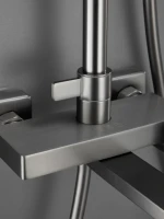 Душевая стойка Haiba HB24732-3 оружейная сталь Душевая стойка Haiba HB24732-3 оружейная сталь