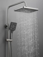 Душевая стойка Haiba HB24732-3 оружейная сталь Душевая стойка Haiba HB24732-3 оружейная сталь