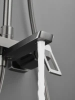 Душевая стойка Haiba HB24732-3 оружейная сталь Душевая стойка Haiba HB24732-3 оружейная сталь