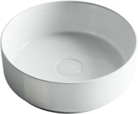 Тумба с раковиной Sancos Snob R 80 см, bianco, столешница черный мрамор, раковина CN5001