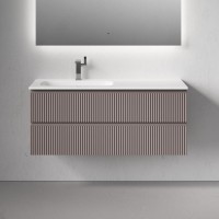 Тумба для ванной подвесная Sancos Snob R левая 1195х445х500, SNR120LSM Тумба для ванной подвесная Sancos Snob R левая 1195х445х500, SNR120LSM