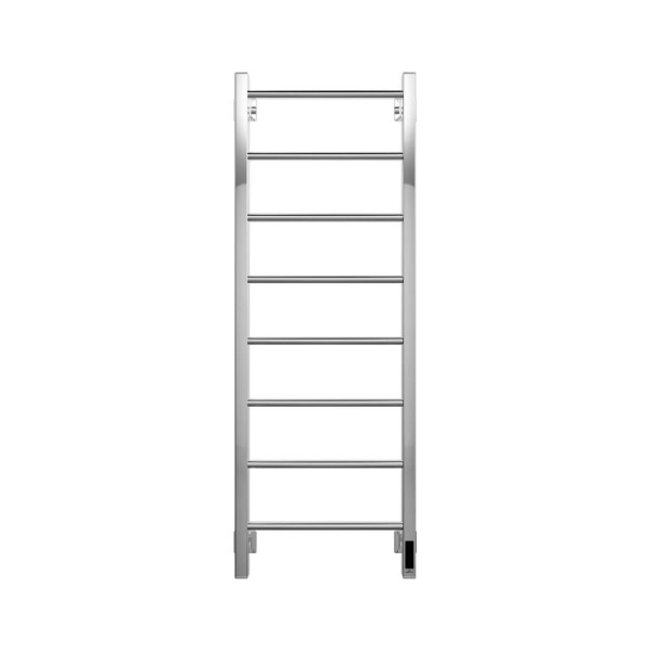 Полотенцесушитель электрический Grota Simple K 430х1200 NP EL 120x45 см, подключение справа, слева, скрытое подключение справа, глянцевый хром, лесенка