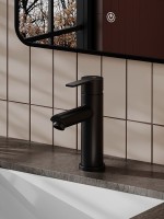 Смеситель для раковины Agger Easy A3102144 черный матовый