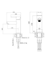 Смеситель для раковины Agger Easy A3102144 черный матовый