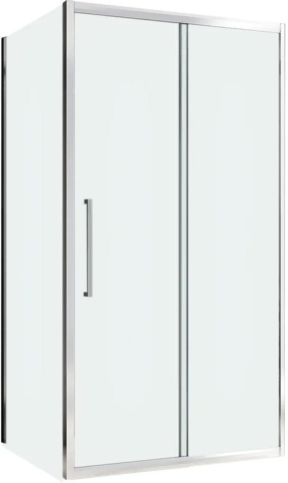 Душевой уголок Abber Schwarzer Diamant AG30120H-S60 120x60, профиль хром, стекло прозрачное
