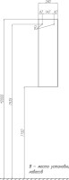 Шкаф AQUATON Терра 24х14 дуб кантри, антрацит, универсальный