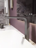 Смеситель для раковины Vincea Puro VBF-5P02GM вороненая сталь