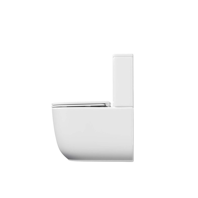 Унитаз-компакт напольный AQUATEK Optima Plus AQ4452-00 безободковый, с микролифтом