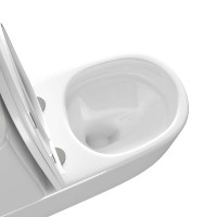 Унитаз-компакт напольный AQUATEK Optima Plus AQ4452-00 безободковый, с микролифтом