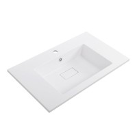 Тумба с раковиной Cezares Slider 80 подвесная, 1 ящик, черный фьюжн