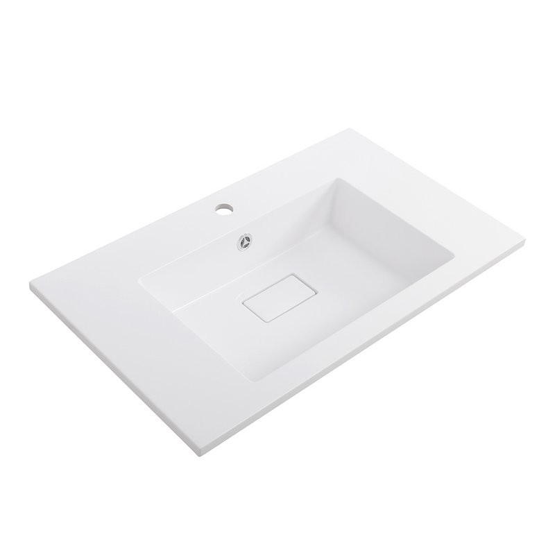 Тумба с раковиной Cezares Slider 80 подвесная, 1 ящик, черный фьюжн