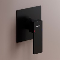 Встраиваемый смеситель для душа и ванны Damixa Gala 537500300 С ВНУТРЕННЕЙ ЧАСТЬЮ, матовый черный