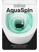 Унитаз подвесной AM.PM X-Joy C851900SC Aquaspin, безободковый, сиденье с микролифтом, глянцевый белый