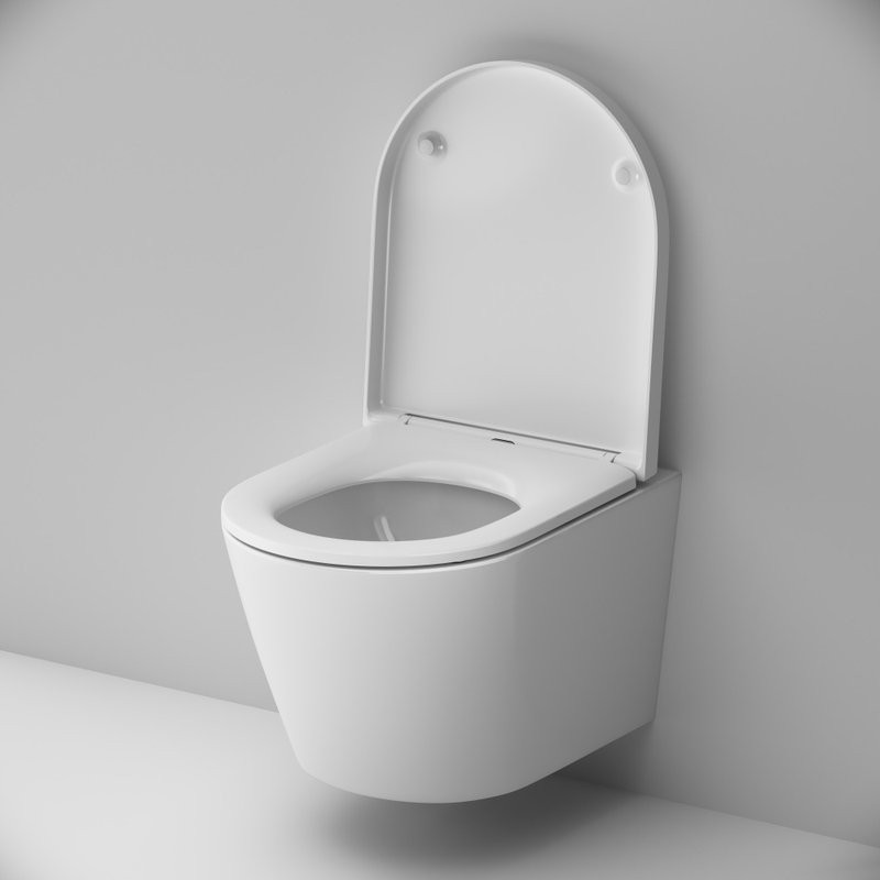 Унитаз подвесной AM.PM X-Joy C851900SC Aquaspin, безободковый, сиденье с микролифтом, глянцевый белый