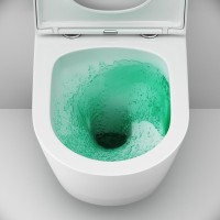 Унитаз подвесной AM.PM X-Joy C851900SC Aquaspin, безободковый, сиденье с микролифтом, глянцевый белый