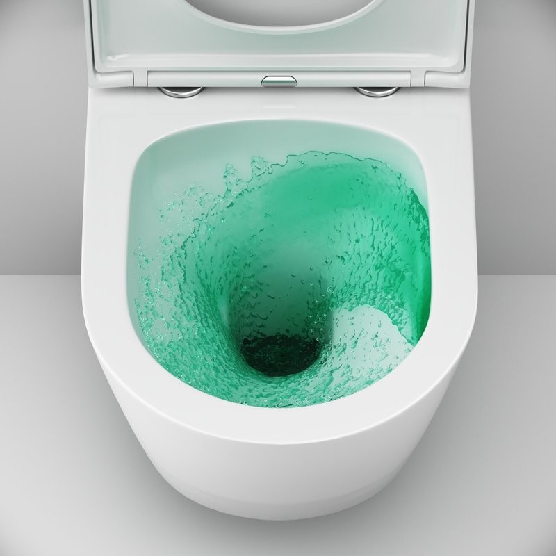 Унитаз подвесной AM.PM X-Joy C851900SC Aquaspin, безободковый, сиденье с микролифтом, глянцевый белый