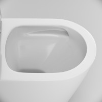 Унитаз подвесной AM.PM X-Joy C851900SC Aquaspin, безободковый, сиденье с микролифтом, глянцевый белый