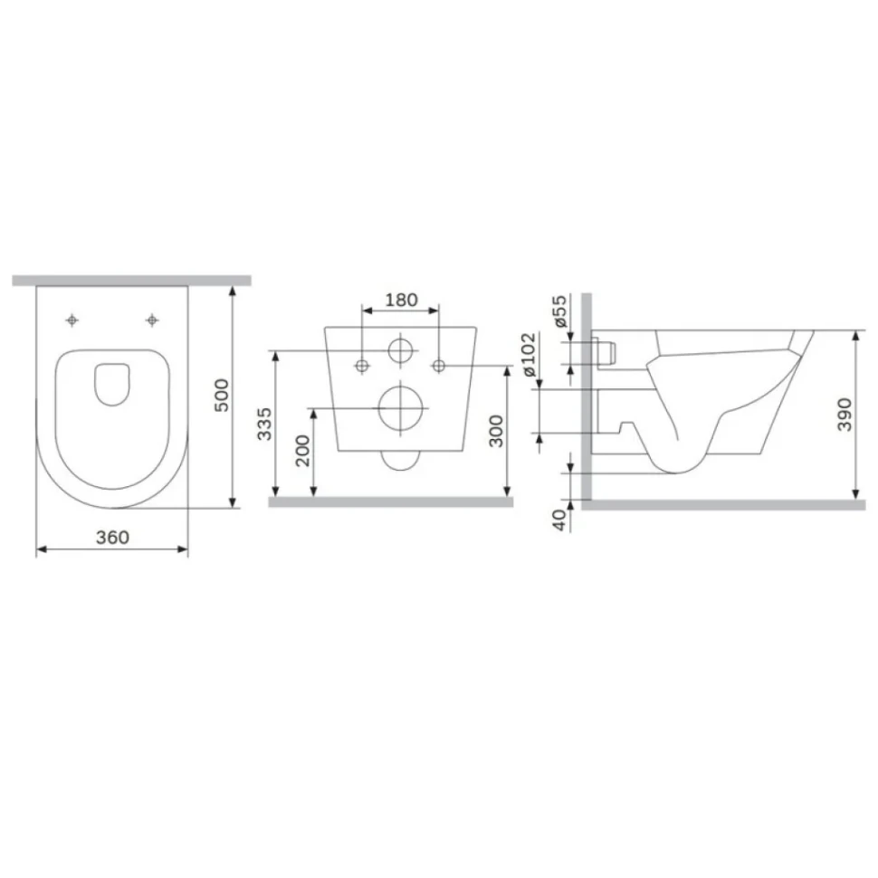 Унитаз подвесной AM.PM X-Joy C851900SC Aquaspin, безободковый, сиденье с микролифтом, глянцевый белый