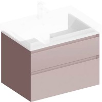 Мебель для ванной комнаты KERAMA MARAZZI Cubo 70 мальва матовая
