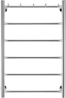 Полотенцесушитель электрический Secado Триада 1 К 85x55 см, подключение слева, глянцевый хром, лесенка