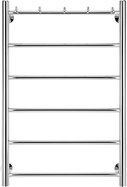 Полотенцесушитель электрический Secado Триада 1 К 85x55 см, подключение слева, глянцевый хром, лесенка