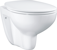 Унитаз подвесной Grohe Bau Ceramic 39351000 безободковый, альпин-белый