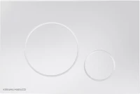 Кнопка смыва KERAMA MARAZZI FPR.A.WHT белый глянец Кнопка смыва KERAMA MARAZZI FPR.A.WHT белый глянец