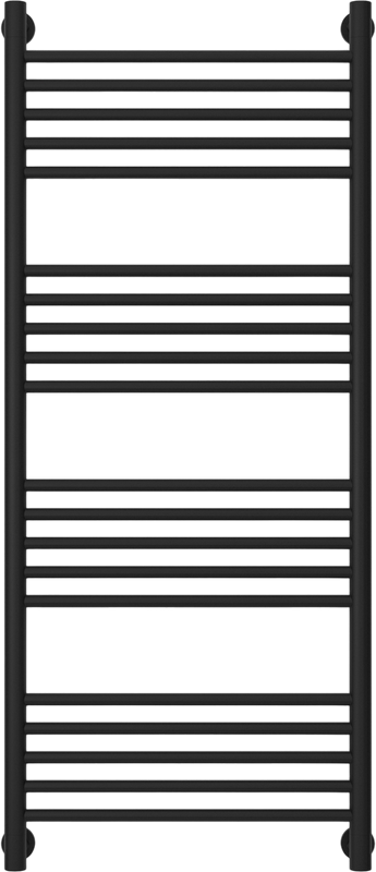 Полотенцесушитель водяной Сунержа Богема + 120x50, черный матовый