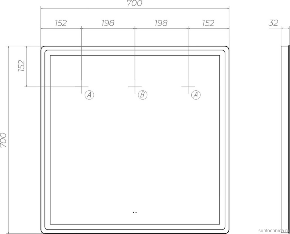 Мебель для ванной комнаты Vigo Geometry 70 напольная, белая, раковина Como 70