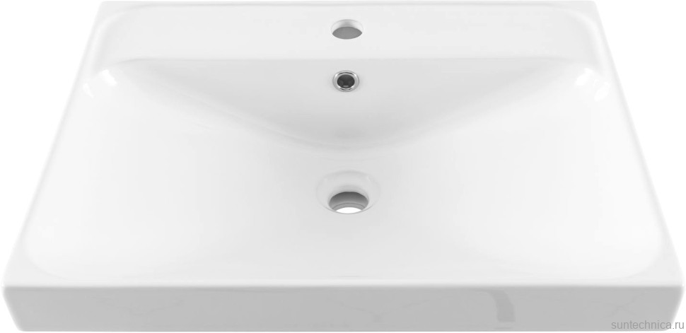 Мебель для ванной комнаты Aquanet Милан 60 подвесная, белая глянцевая