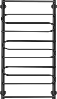 Полотенцесушитель водяной Secado Валенсия 2 100x55 см, матовый черный, лесенка