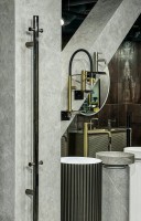 Полотенцесушитель электрический Boheme Uno 726-GM 150x12, gun metal