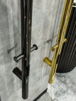 Полотенцесушитель электрический Boheme Uno 726-GM 150x12, gun metal