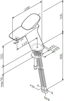 Смеситель для раковины AM.PM Spirit V2.0 F70A02100
