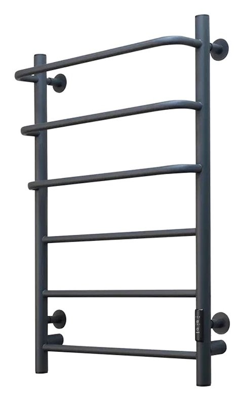 Полотенцесушитель электрический Тругор Пэк сп 19 80х50 с выключателем, графит