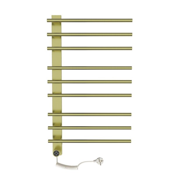 Полотенцесушитель электрический Wonzon & Woghand WW-AL349-BG брашированное золото