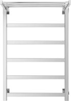 Полотенцесушитель водяной Secado Корсико 1 СП 80х50 80x55 см, хром, лесенка, с полкой