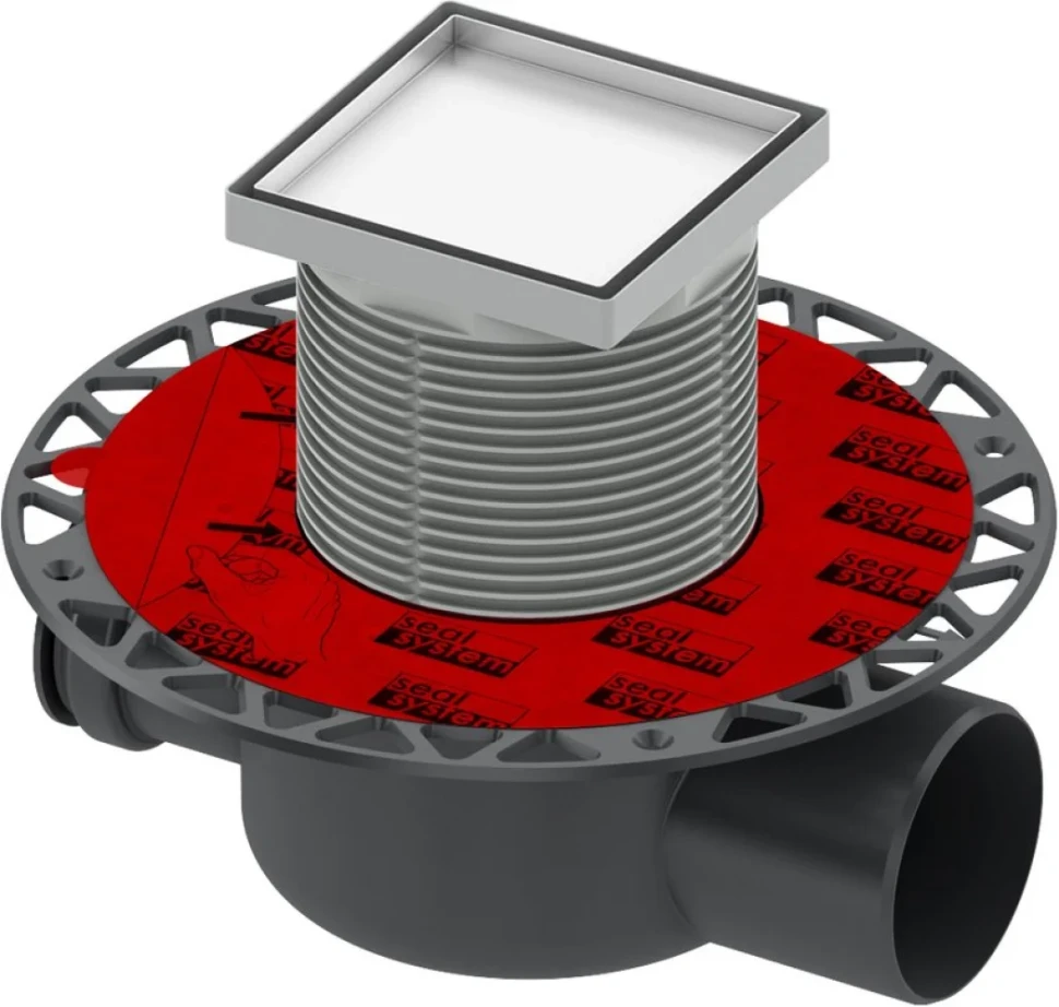 Душевой трап TECE Drainpoint S TECEdrainpoint S 360 35 00 DN 70 под плитку