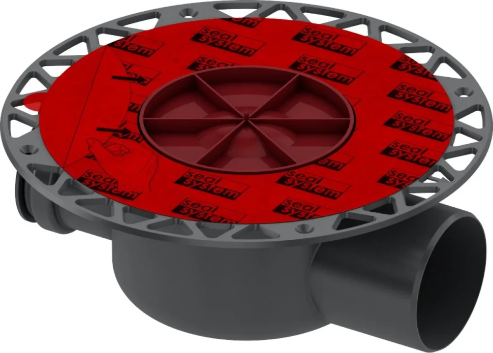 Душевой трап TECE Drainpoint S TECEdrainpoint S 360 35 00 DN 70 под плитку