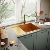 Мойка кухонная Mixline Pro 552927 R золото
