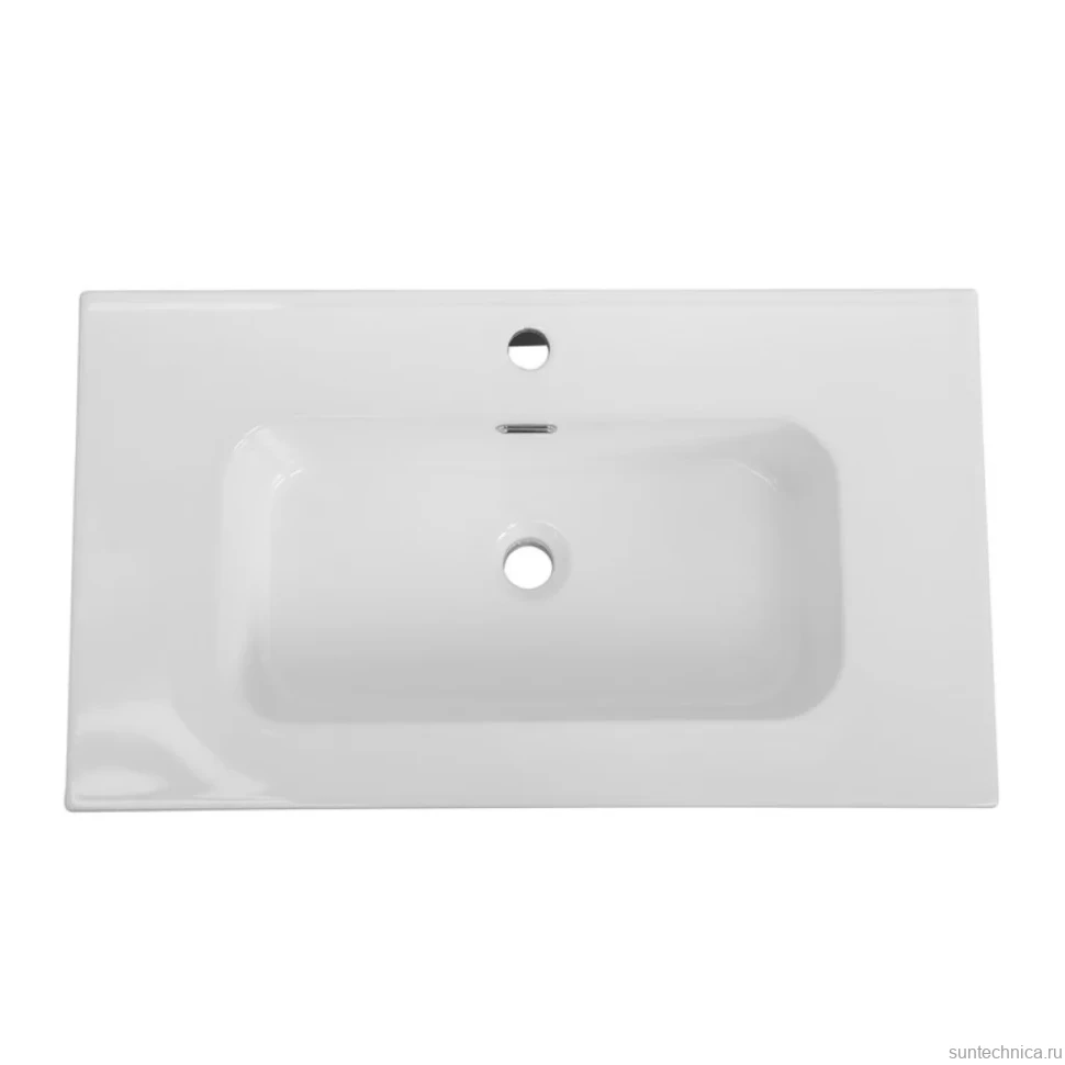 Тумба с раковиной Cezares Duet 80 bianco opaco, раковина Cezares CZR-8095-80