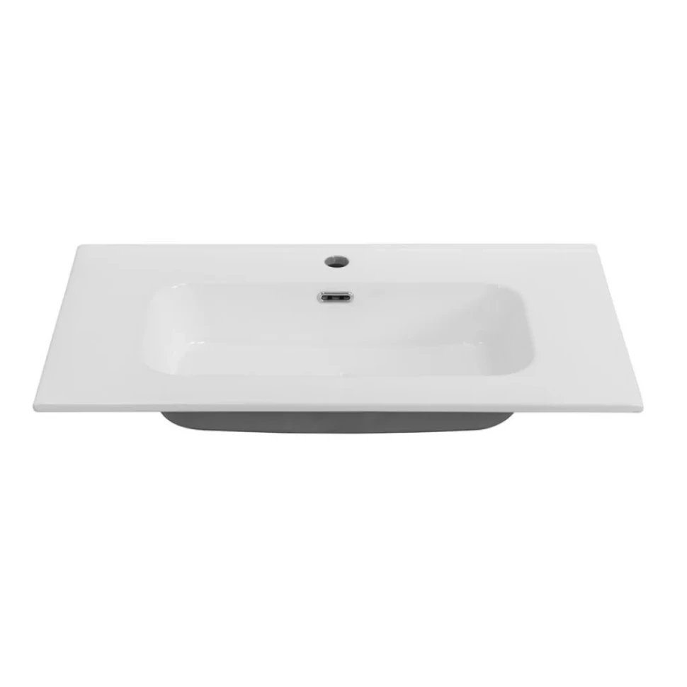 Тумба с раковиной Cezares Duet 80 bianco opaco, раковина Cezares CZR-8095-80