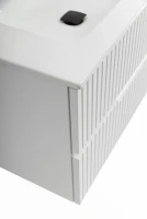 Тумба с раковиной Cezares Duet 80 bianco opaco, раковина Cezares CZR-8095-80